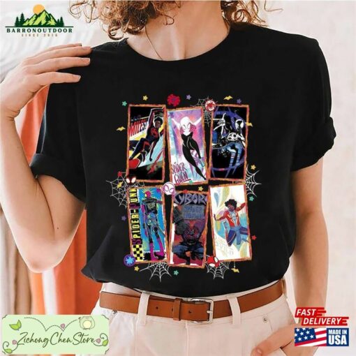 Spiderverse Comfort Colors Shirt Spiderman Across The Spider Verse T-Shirt Hoodie