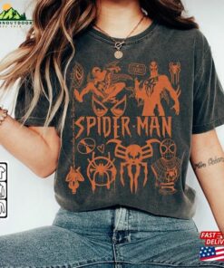 Spidey 2099 Movie Doodle Art Shirt Vintage 90S Merch Tee Graphic Hoodie Sweatshirt