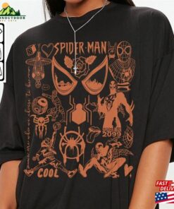 Spidey 2099 Movie Doodle Art Shirt Vintage 90S Merchs Tees Graphic T-Shirt Unisex 2 Spidey 2099 Movie Doodle Art Shirt Vintage 90S Merchs Tees Graphic T Shirt Unisex 3