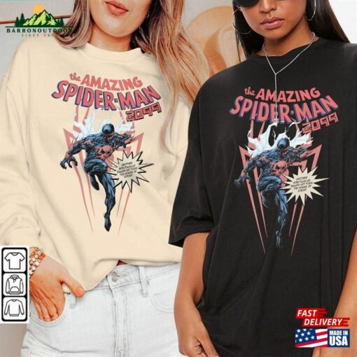 Spidey 2099 Movie Shirt K1 The Amazing Spider Sweatshirt Classic