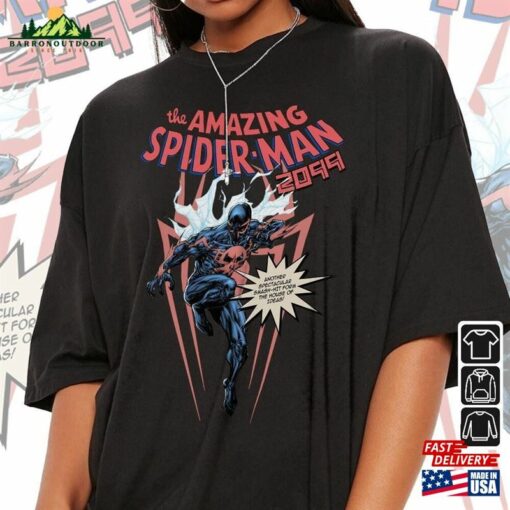 Spidey 2099 Movie Shirt K1 The Amazing Spider Sweatshirt Classic