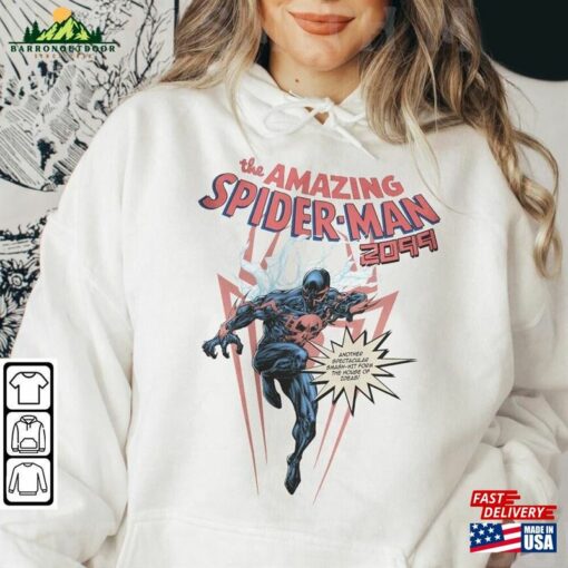 Spidey 2099 Movie Shirt K1 The Amazing Spider Sweatshirt Classic