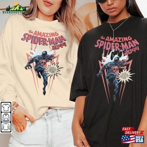 Spidey 2099 Movie Shirt K1 The Amazing Spider Sweatshirt Classic Hoodie