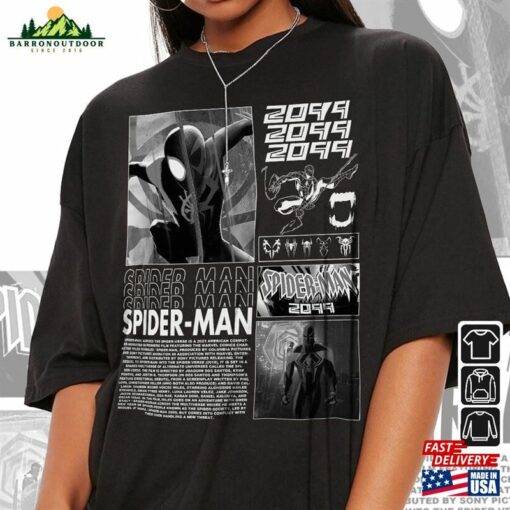 Spidey 2099 Movie Shirt K2 The Amazing Spider Sweatshirt Classic