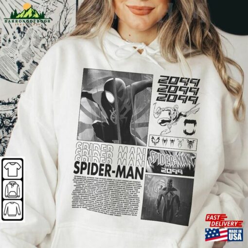 Spidey 2099 Movie Shirt K2 The Amazing Spider Sweatshirt Hoodie Unisex