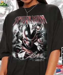Spidey 2099 Movie Shirt Retro Spider Man Vintage 90S Y2k Classic T-Shirt 3 Spidey 2099 Movie Shirt Retro Spider Man Vintage 90S Y2k Classic T Shirt 4
