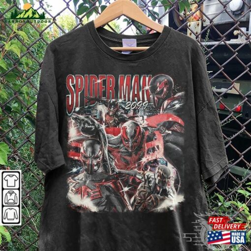 Spidey 2099 Movie Shirt Retro Spider Man Vintage 90S Y2k Sweatshirt Classic