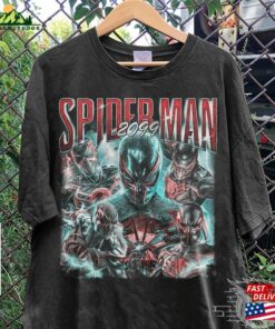 Spidey 2099 Movie Shirt Retro Spider Man Vintage 90S Y2k Sweatshirt Hoodie Classic
