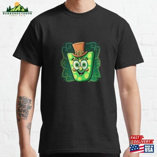 Spongebob St Patrick’s Day T-Shirt Hoodie Unisex