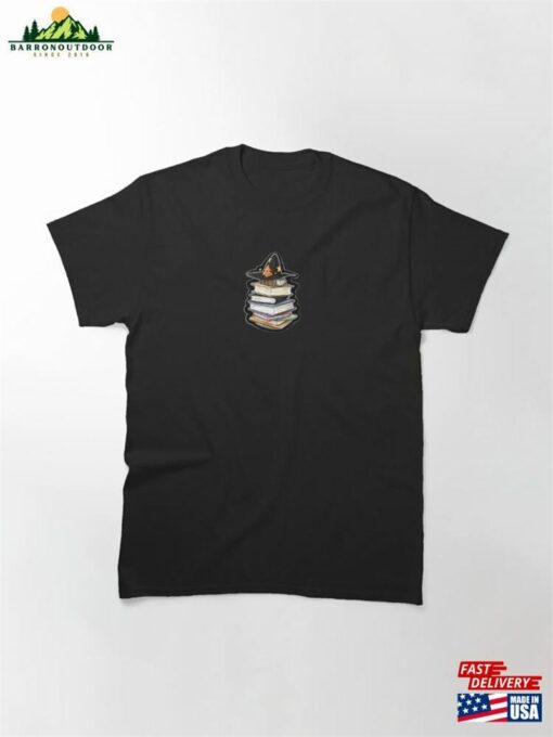 Stack Of Books With Witches Hat Spicy Classic T-Shirt Hoodie