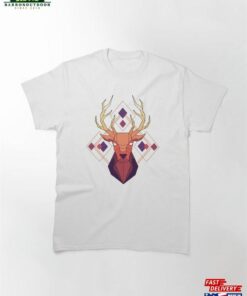 Stag Rising Sun Geometric Series Classic T-Shirt Unisex Sweatshirt