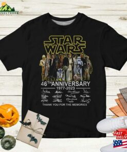Star Wars 46Th Anniversary 1977 2023 T-Shirt Shirt Gift For Fan Unisex