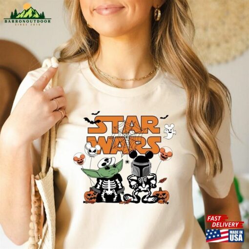 Star Wars Halloween Yoda Skeleton T-Shirt Matching Shirts Shirt Unisex Sweatshirt