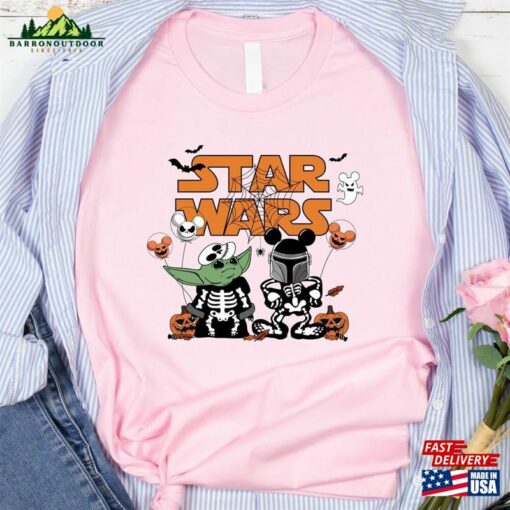 Star Wars Halloween Yoda Skeleton T-Shirt Matching Shirts Shirt Unisex Sweatshirt