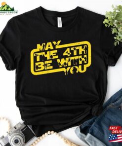 Star Wars May The 4Th Be With You Shirt 2023 Galaxy’s Edge Walt Disney World Trip Movie Lover T-Shirt Sweatshirt