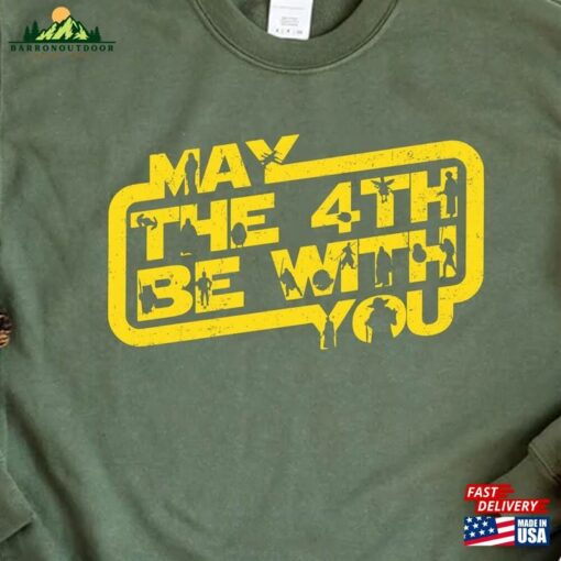 Star Wars May The 4Th Be With You Shirt 2023 Galaxy’s Edge Walt Disney World Trip Movie Lover T-Shirt Sweatshirt