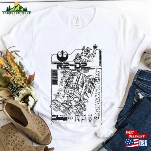 Star Wars R2 D2 Detailed Shirt Day 2023 T-Shirt Classic