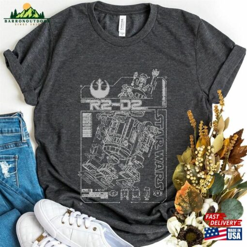 Star Wars R2 D2 Detailed Shirt Day 2023 T-Shirt Classic