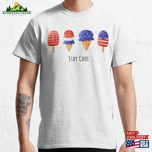 Stay Cool Usa Land Of The Free T-Shirt Hoodie