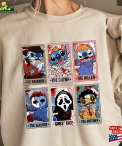 Stitch Halloween Sweatshirt Disney Horror Movie Shirt Trick Or Treat Unisex