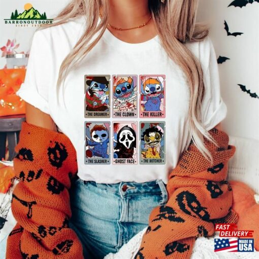 Stitch Halloween Sweatshirt Disney Horror Movie Shirt Trick Or Treat Unisex