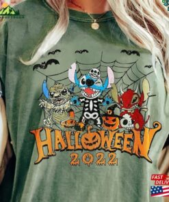Stitch Halloween T-Shirt Horror Tee Disneyland Shirt Classic