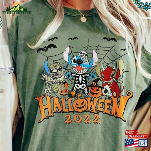 Stitch Halloween T-Shirt Horror Tee Disneyland Shirt Classic