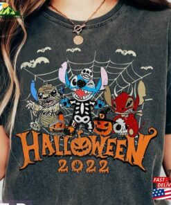 Stitch Halloween T-Shirt Horror Tee Disneyland Shirt Classic