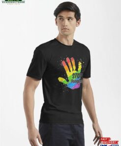Stop Homophobia Gay Lgbt T-Shirt Design 2023 Active Unisex Classic 3 Stop Homophobia Gay Lgbt T Shirt Design 2023 Active Unisex Classic 4