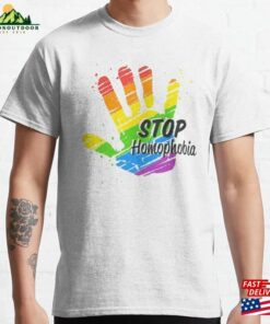 Stop Homophobia Gay Lgbt T-Shirt Design 2023 Classic Unisex Sweatshirt Stop Homophobia Gay Lgbt T-Shirt Design 2023 Classic Unisex Sweatshirt