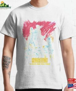Streets Of Fire T-Shirtstreets Distressed Classic T-Shirt Unisex Streets Of Fire T-Shirtstreets Distressed Classic T-Shirt Unisex