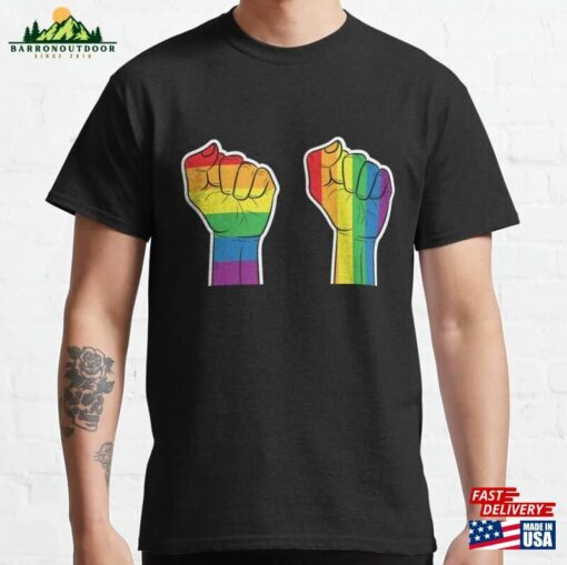 Strong Gay Lgbt T-Shirt Design ‏ 2023 Classic Sweatshirt