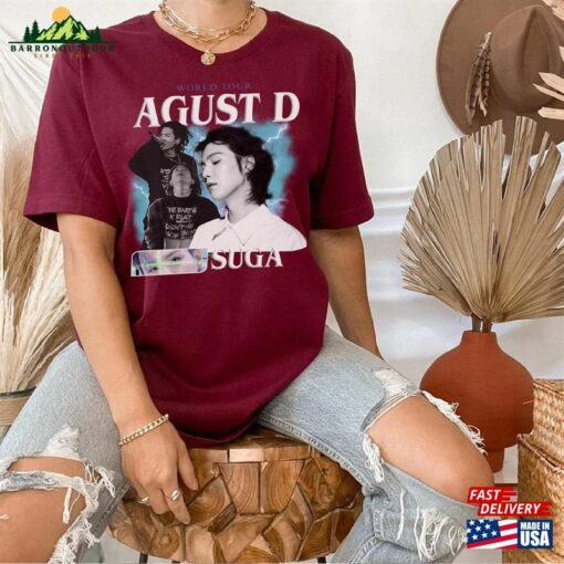 Suga Agust D Tour 2023 Shirt Vintage Concert T-Shirt Daechwita Sweatshirt Unisex