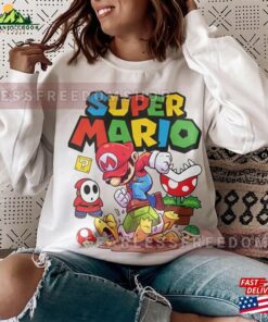 Super Mario 2023 Shirt Movie Unisex Hoodie Super Mario 2023 Shirt Movie Unisex Hoodie
