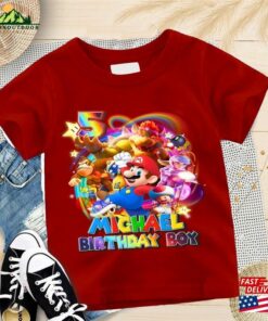 Super Mario Bros Birthday Shirt Personalized Matching Family The Sweatshirt T-Shirt 2 Super Mario Bros Birthday Shirt Personalized Matching Family The Sweatshirt T Shirt 3