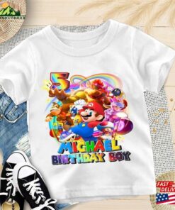 Super Mario Bros Birthday Shirt Personalized Matching Family The Sweatshirt T-Shirt 3 Super Mario Bros Birthday Shirt Personalized Matching Family The Sweatshirt T Shirt 4