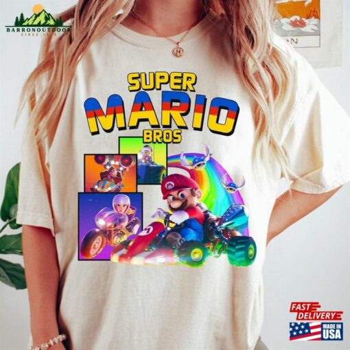 Super Mario Bros Movie 2023 Shirt Birthday The Hoodie Classic