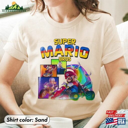 Super Mario Bros Movie 2023 Shirt Birthday The Hoodie Classic