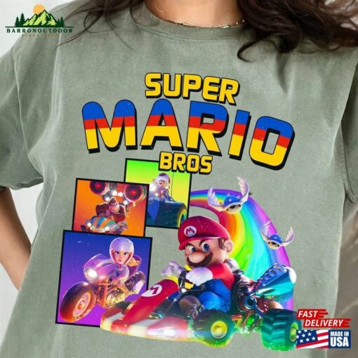 Super Mario Bros Movie 2023 Shirt Birthday The T-Shirt Hoodie