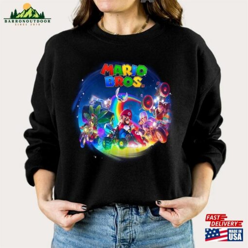 Super Mario Bros Movie Shirt Birthday Hoodie T-Shirt