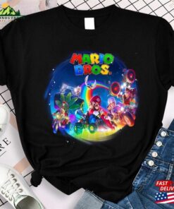 Super Mario Bros Movie Shirt Birthday Hoodie T-Shirt