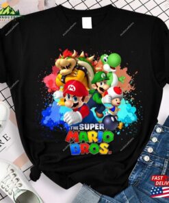 Super Mario Bros Movie Shirt Birthday Sweatshirt Hoodie