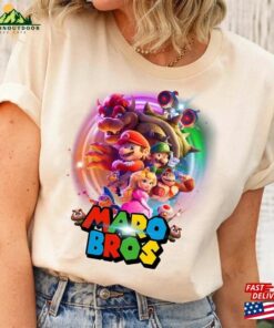 Super Mario Bros Movie Shirt Official High Resolution The Hoodie Unisex Super Mario Bros Movie Shirt Official High Resolution The Hoodie Unisex
