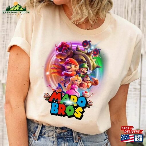 Super Mario Bros Movie Shirt Official High Resolution The Hoodie Unisex