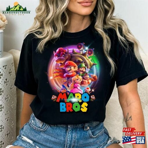 Super Mario Bros Movie Shirt Official High Resolution The Hoodie Unisex