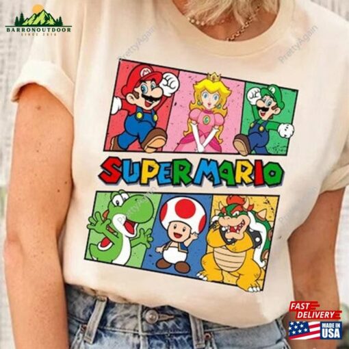 Super Mario Bros Movie Shirt Official High Resolution The T-Shirt Sweatshirt