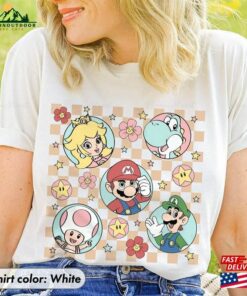 Super Mario Shirt Game Cute Vintage Car Games Kids Shirts Sweatshirt T-Shirt 2 Super Mario Shirt Game Cute Vintage Car Games Kids Shirts Sweatshirt T Shirt 3