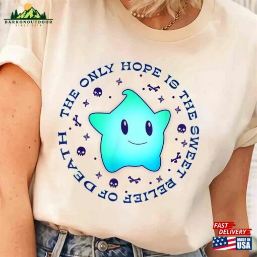 Super Mario Summer Shirt Luna Star The Only Hope Is Sweet Relief Of Death Family Unisex Sweatshirt