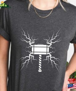 Superhero Hammer Shirt Thunder T-Shirt Lightning Sweatshirt Superhero Hammer Shirt Thunder T-Shirt Lightning Sweatshirt