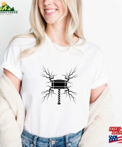 Superhero Hammer Shirt Thunder T-Shirt Lightning Sweatshirt